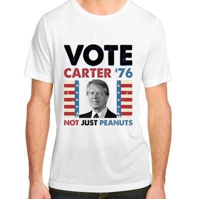 Jimmy Carter Vote Carter '76 Not Just Peanuts Adult ChromaSoft Performance T-Shirt