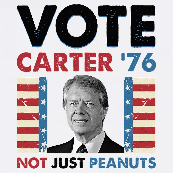 Jimmy Carter Vote Carter '76 Not Just Peanuts Bucket Hat