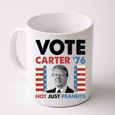 Jimmy Carter Vote Carter '76 Not Just Peanuts Mug