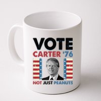 Jimmy Carter Vote Carter '76 Not Just Peanuts Coffee Mug