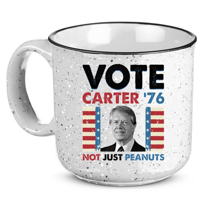 Jimmy Carter Vote Carter '76 Not Just Peanuts 15oz Campfire Ceramic Mug