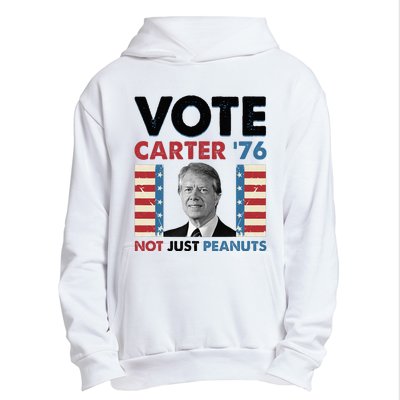 Jimmy Carter Vote Carter '76 Not Just Peanuts Urban Pullover Hoodie