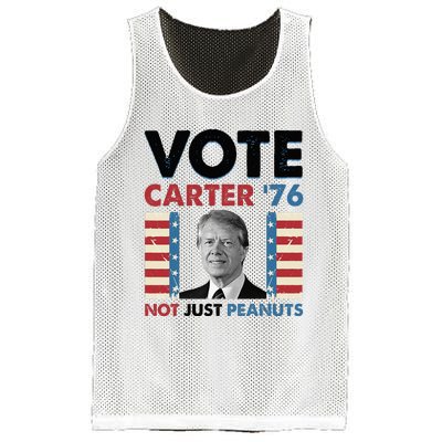 Jimmy Carter Vote Carter '76 Not Just Peanuts Mesh Reversible Basketball Jersey Tank