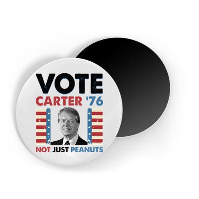 Jimmy Carter Vote Carter '76 Not Just Peanuts Magnet
