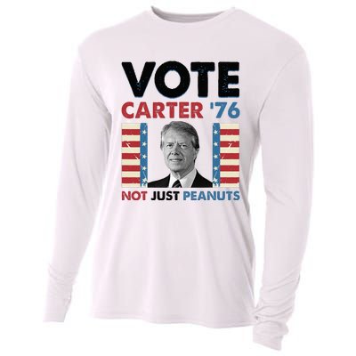 Jimmy Carter Vote Carter '76 Not Just Peanuts Cooling Performance Long Sleeve Crew