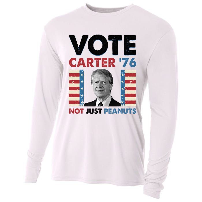 Jimmy Carter Vote Carter '76 Not Just Peanuts Cooling Performance Long Sleeve Crew