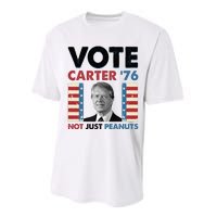 Jimmy Carter Vote Carter '76 Not Just Peanuts Performance Sprint T-Shirt