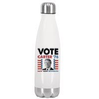 Jimmy Carter Vote Carter '76 Not Just Peanuts Stainless Steel Insulated Water Bottle