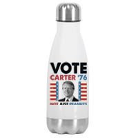 Jimmy Carter Vote Carter '76 Not Just Peanuts Stainless Steel Insulated Water Bottle