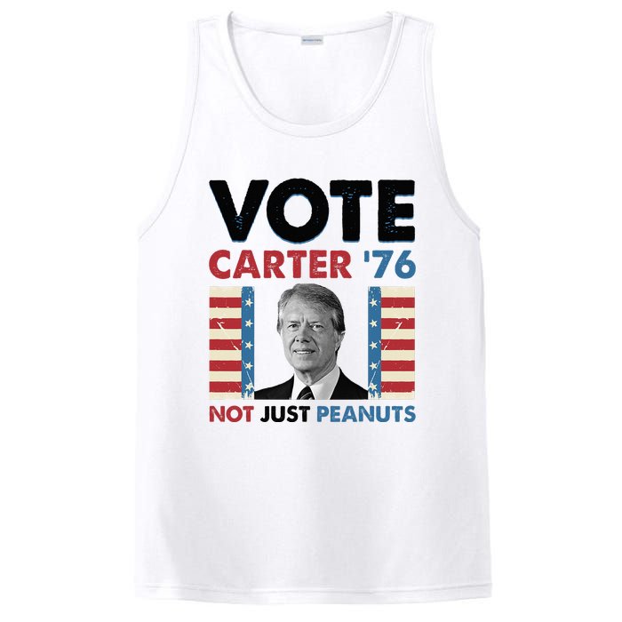 Jimmy Carter Vote Carter '76 Not Just Peanuts PosiCharge Competitor Tank