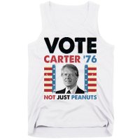 Jimmy Carter Vote Carter '76 Not Just Peanuts Tank Top