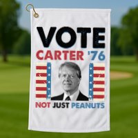Jimmy Carter Vote Carter '76 Not Just Peanuts Golf Towel
