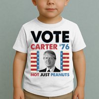 Jimmy Carter Vote Carter '76 Not Just Peanuts Toddler T-Shirt