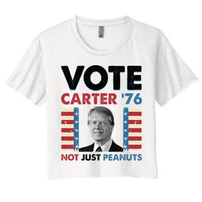 Jimmy Carter Vote Carter '76 Not Just Peanuts Crop Top