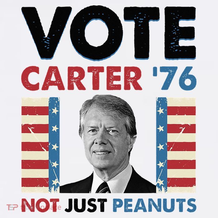 Jimmy Carter Vote Carter '76 Not Just Peanuts Wool Snapback Cap