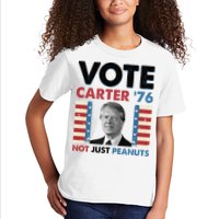 Jimmy Carter Vote Carter '76 Not Just Peanuts Kids T-Shirt