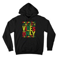 Juneteenth Cool Vibes Black History African American Hoodie