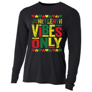 Juneteenth Cool Vibes Black History African American Cooling Performance Long Sleeve Crew