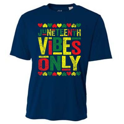 Juneteenth Cool Vibes Black History African American Cooling Performance Crew T-Shirt