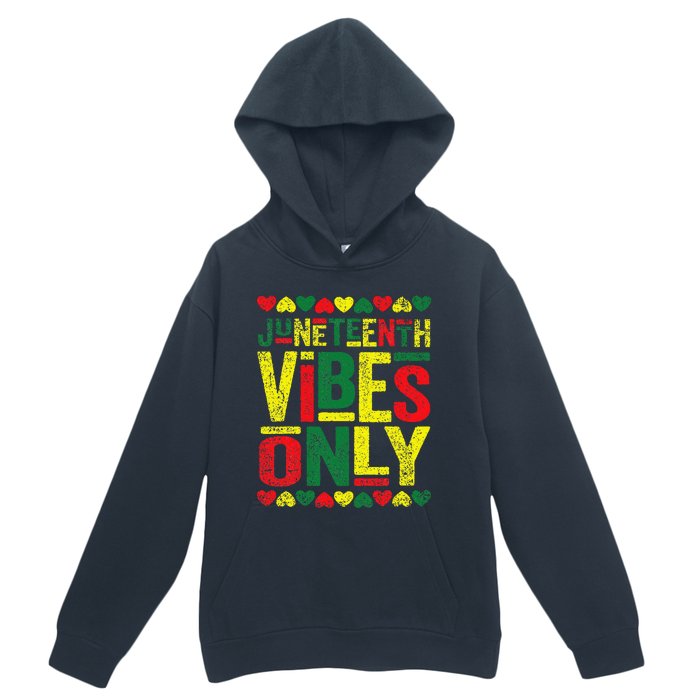 Juneteenth Cool Vibes Black History African American Urban Pullover Hoodie