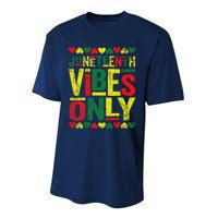 Juneteenth Cool Vibes Black History African American Performance Sprint T-Shirt