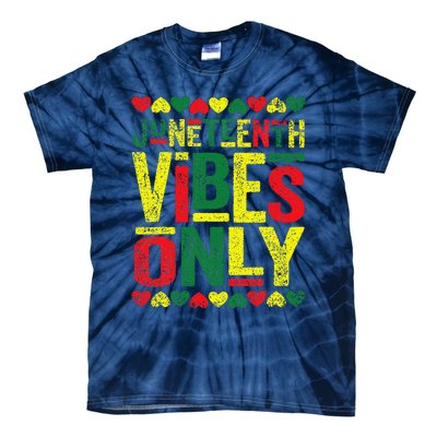 Juneteenth Cool Vibes Black History African American Tie-Dye T-Shirt