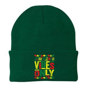 Juneteenth Cool Vibes Black History African American Knit Cap Winter Beanie