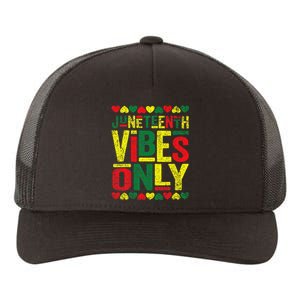 Juneteenth Cool Vibes Black History African American Yupoong Adult 5-Panel Trucker Hat