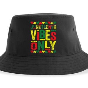 Juneteenth Cool Vibes Black History African American Sustainable Bucket Hat