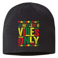 Juneteenth Cool Vibes Black History African American Sustainable Beanie