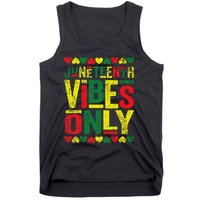 Juneteenth Cool Vibes Black History African American Tank Top