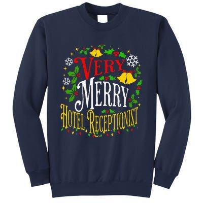 Joyful Christmas Very Merry Hotel Receptionist Christmas Sweatshirt