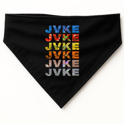 Jvke Colorful With Butterfly And Snake Vintage Retro USA-Made Doggie Bandana