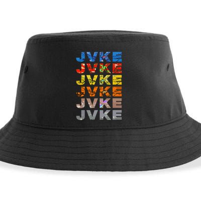 Jvke Colorful With Butterfly And Snake Vintage Retro Sustainable Bucket Hat