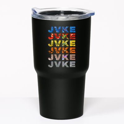 Jvke Colorful With Butterfly And Snake Vintage Retro Tumbler