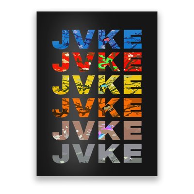Jvke Colorful With Butterfly And Snake Vintage Retro Poster
