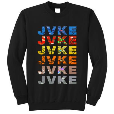 Jvke Colorful With Butterfly And Snake Vintage Retro Tall Sweatshirt