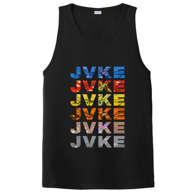 Jvke Colorful With Butterfly And Snake Vintage Retro PosiCharge Competitor Tank