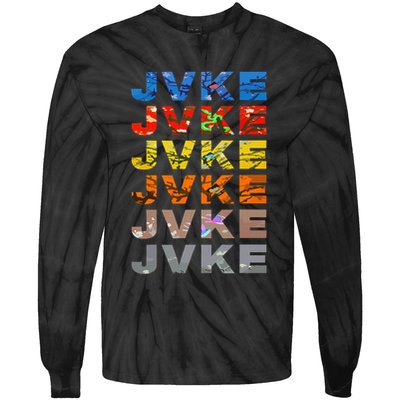 Jvke Colorful With Butterfly And Snake Vintage Retro Tie-Dye Long Sleeve Shirt