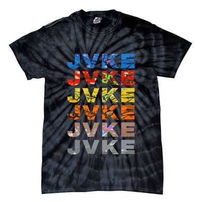 Jvke Colorful With Butterfly And Snake Vintage Retro Tie-Dye T-Shirt