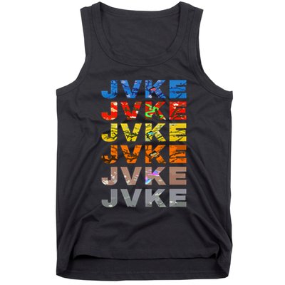 Jvke Colorful With Butterfly And Snake Vintage Retro Tank Top