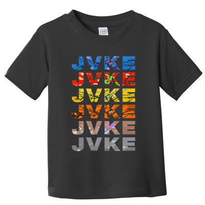 Jvke Colorful With Butterfly And Snake Vintage Retro Toddler T-Shirt