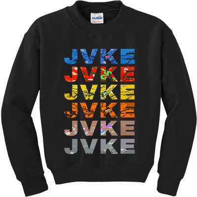 Jvke Colorful With Butterfly And Snake Vintage Retro Kids Sweatshirt
