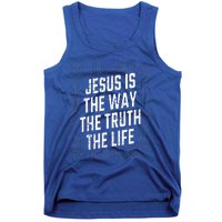 Jesus Christ Way Truth Life Tank Top