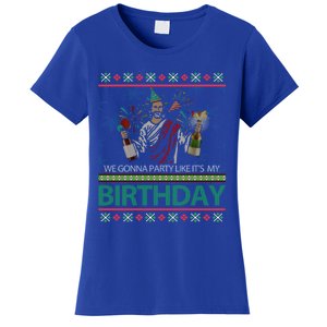 Jesus Christ We Gonna Party Like ItS My Birthday Christmas Gift Women's T-Shirt