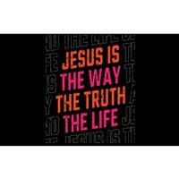 Jesus Christ Way Truth Life Family Christian Faith Bumper Sticker