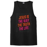 Jesus Christ Way Truth Life Family Christian Faith PosiCharge Competitor Tank