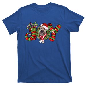 Joy Christmas Wheaten Terrier Dog Santa Pajamas Xmas Gift T-Shirt