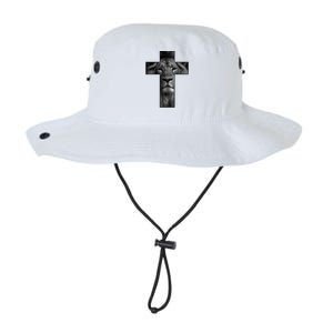 Jesus Cross With Lion Face, Faith In God Legacy Cool Fit Booney Bucket Hat