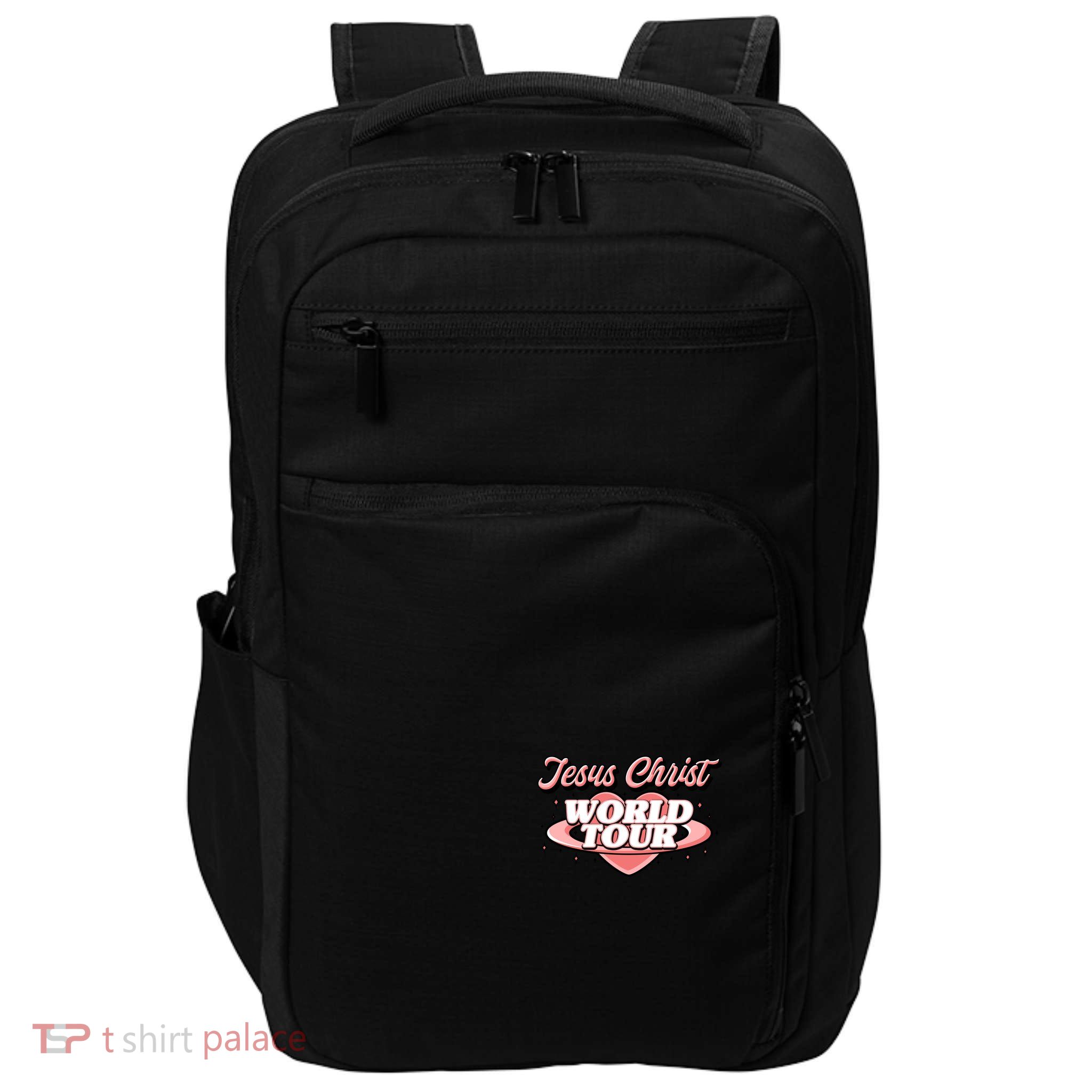 Jesus Christ World Tour Christian Faith Impact Tech Backpack
